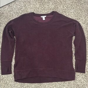 Athleta Women's Burgundy Crew Neck Sweater
